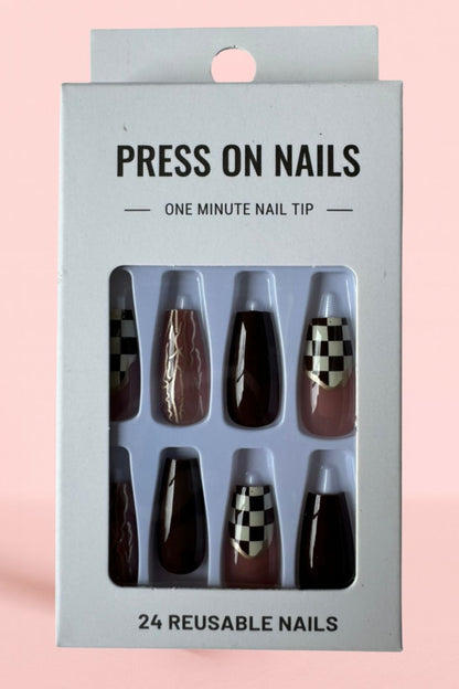 Uñas Postizas Press On de Lujo