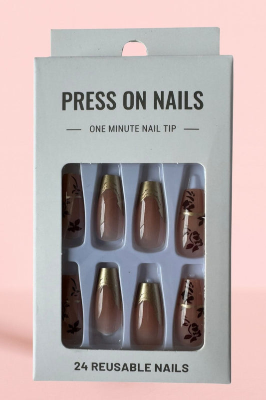 Uñas Postizas Press On de Lujo