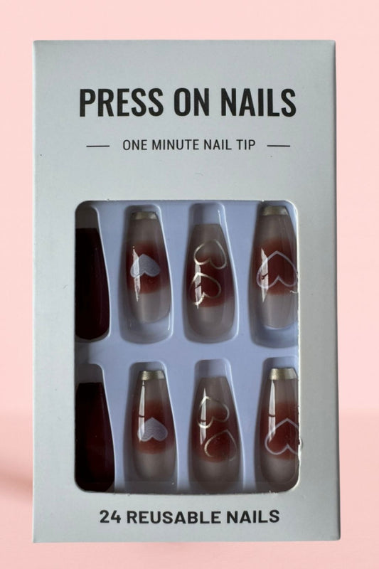 Uñas Postizas Press On de Lujo